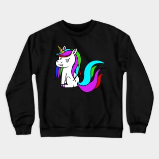 Unicorn Evil Eyes Team or Gift Shirt Crewneck Sweatshirt